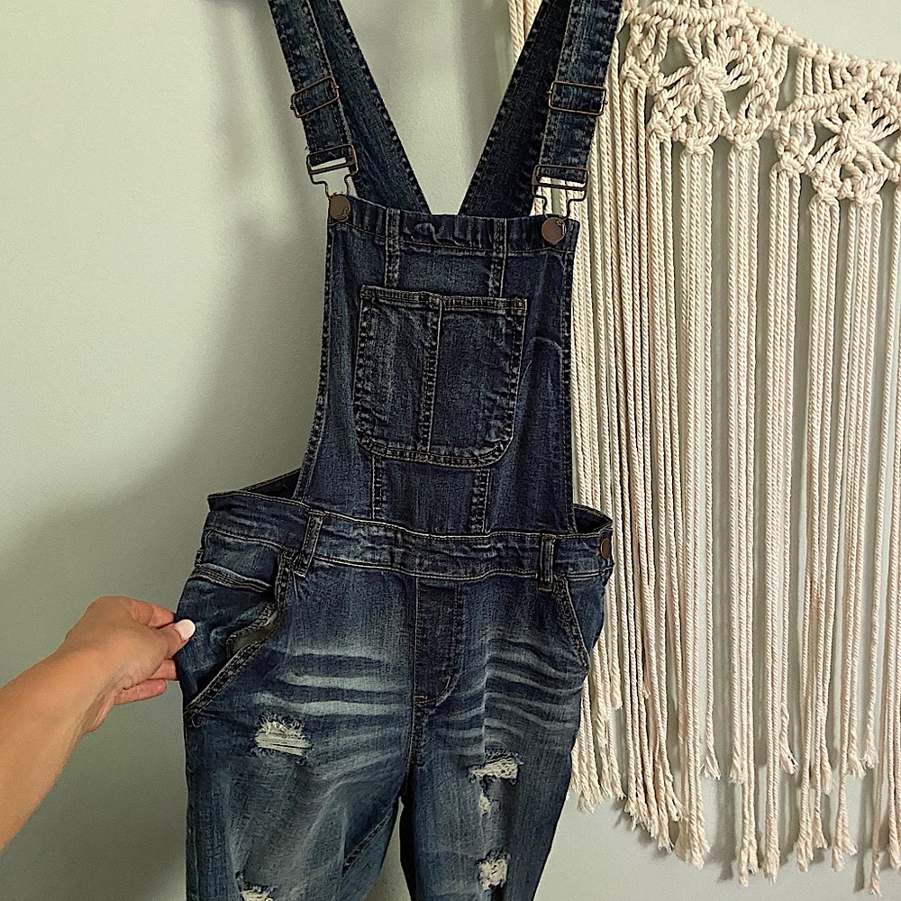 Dollhouse Stretchy Jean Overalls